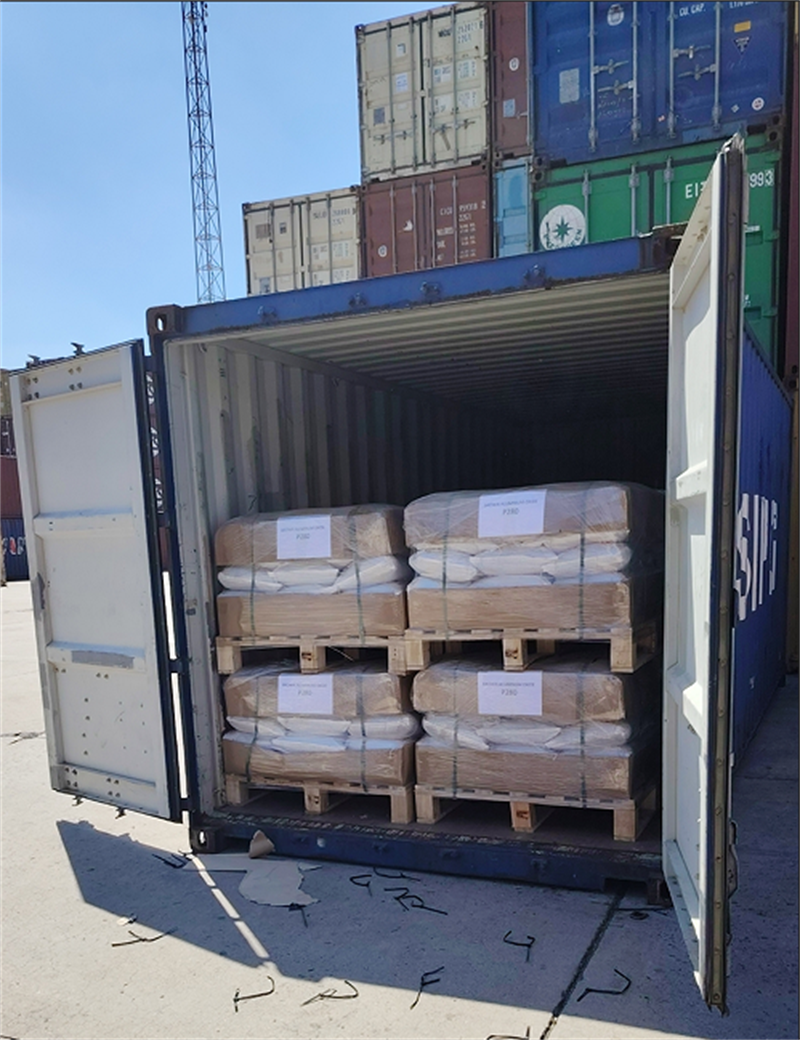 20MTS brown aluminum oxide P280 shipment to Haiphong port Knowledges -3-